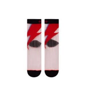 Stance Bowie White and Black Crew Socks